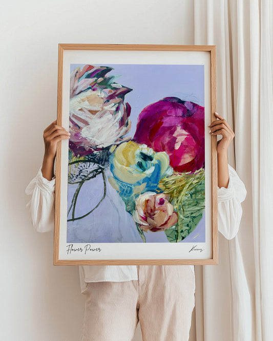 Flower Power I - Paper print