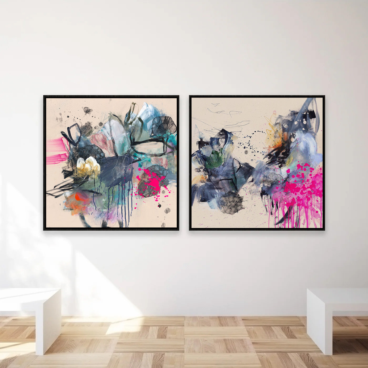 She's Electric - Limited Edition Canvas Print Duo