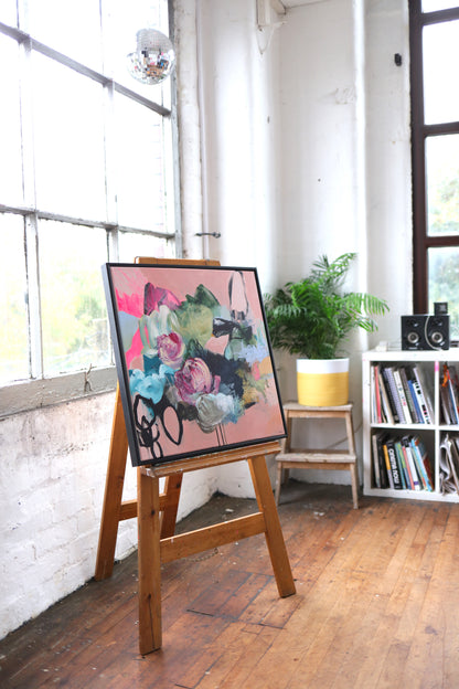 Coming Up Roses - Original 60x60cm