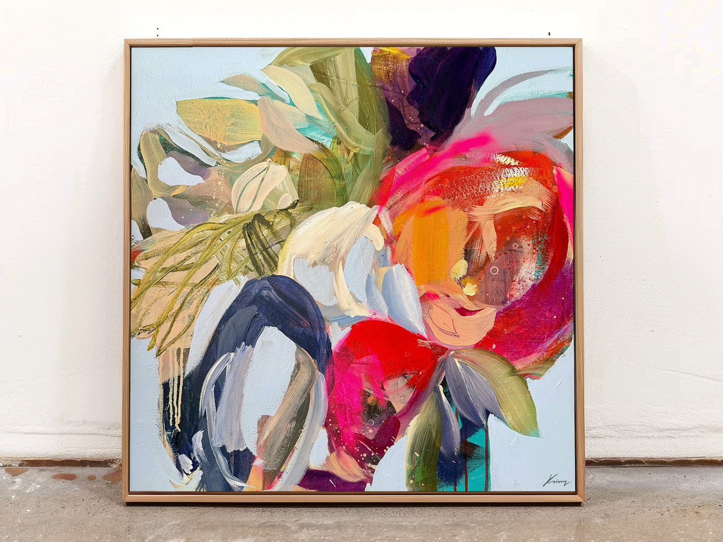 Alright Petal - Original 60x60cm