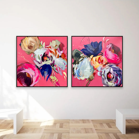 Garden Party - Limited Edition Canvas Duo