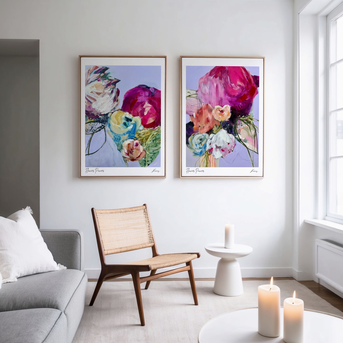 Flower Power I - Paper print