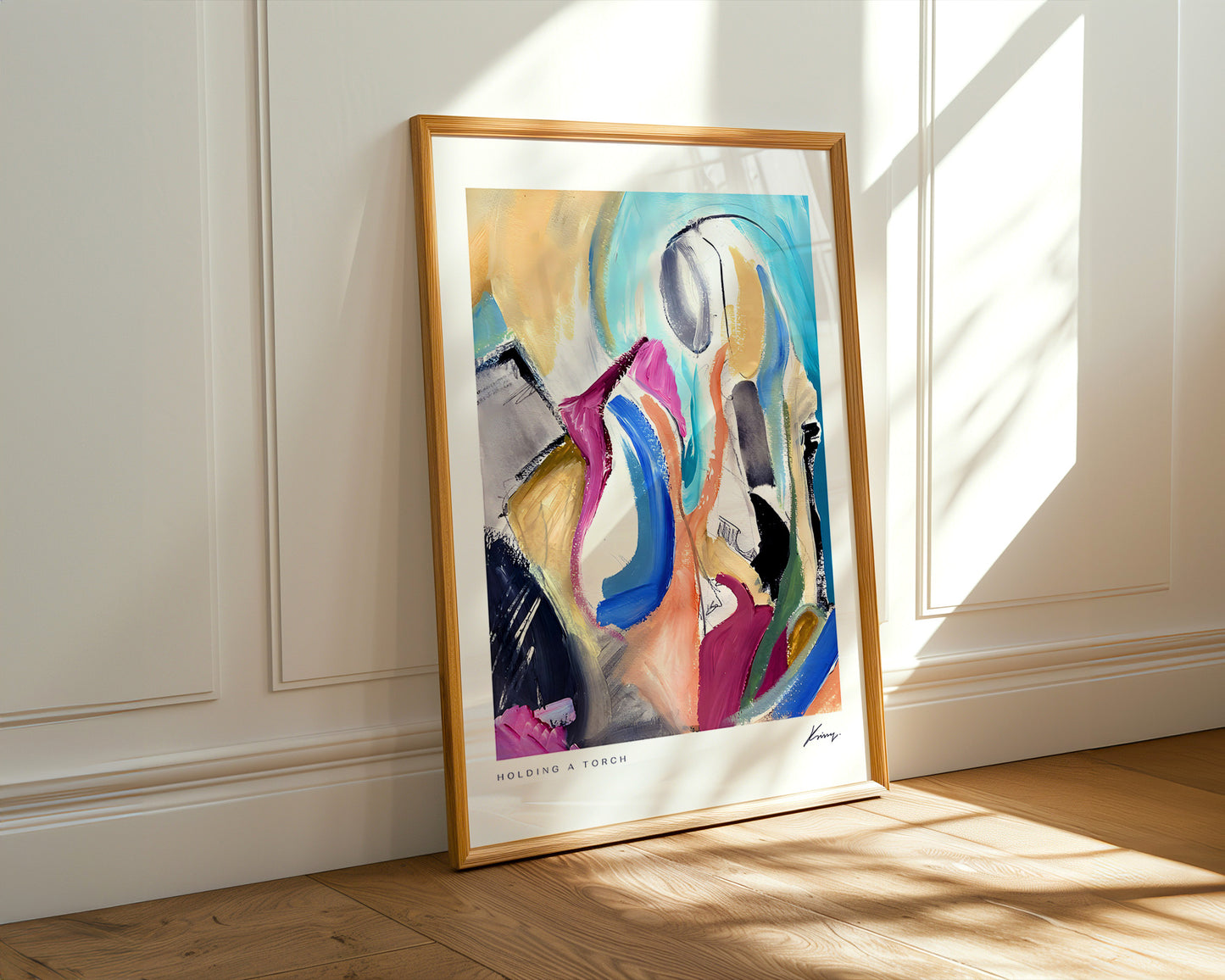 Holding A Torch - Paper print