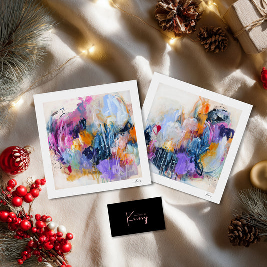 Glastonbury Skies Duo - 20x20cm