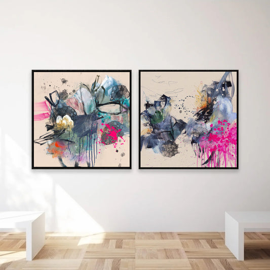 She's Electric - Limited Edition Canvas Print Duo